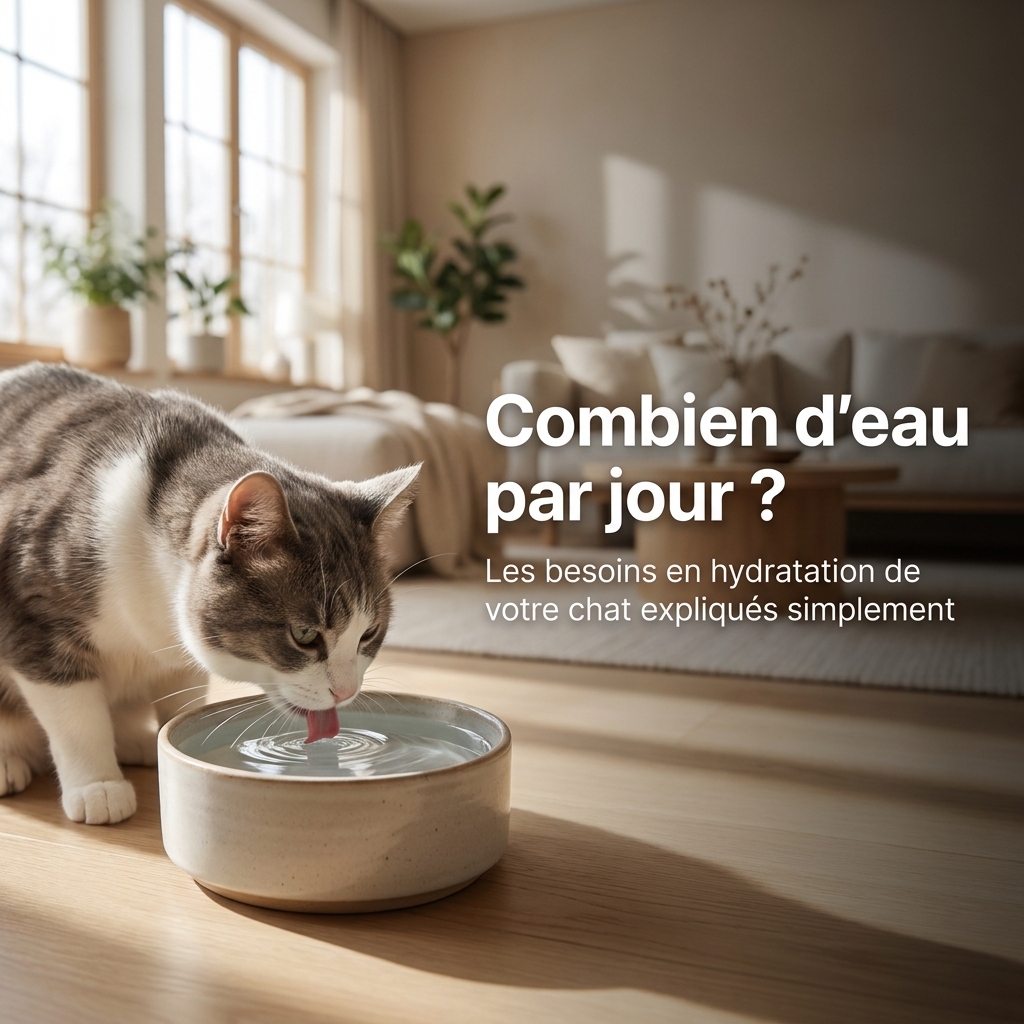 Combien d'eau un chat doit-il boire par jour ?