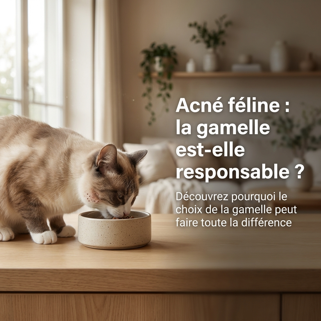 Acné féline : pourquoi la gamelle de votre chat est en cause Image