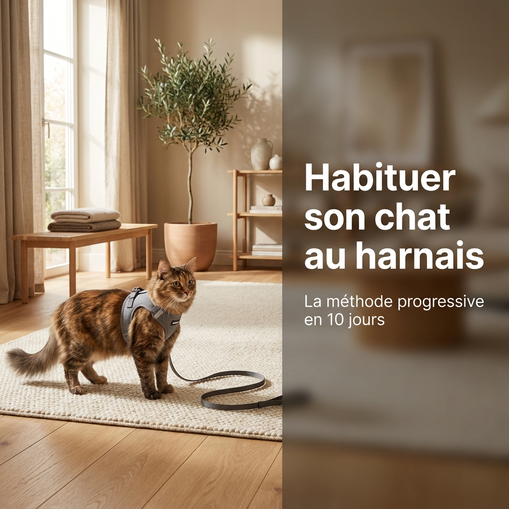 Habituer son chat au harnais : méthode progressive en 10 jours Image