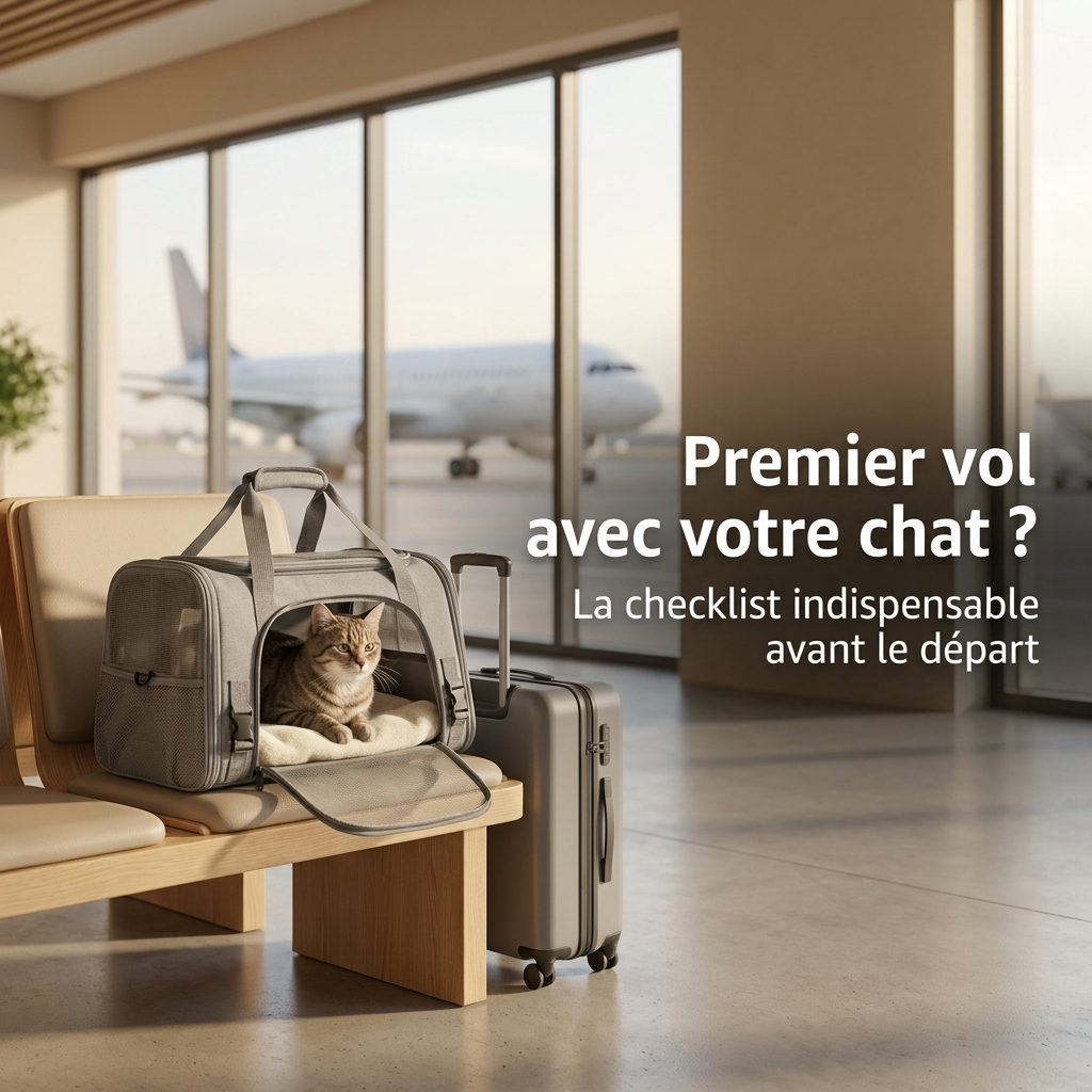 Voyager en avion avec son chat : checklist complète Image