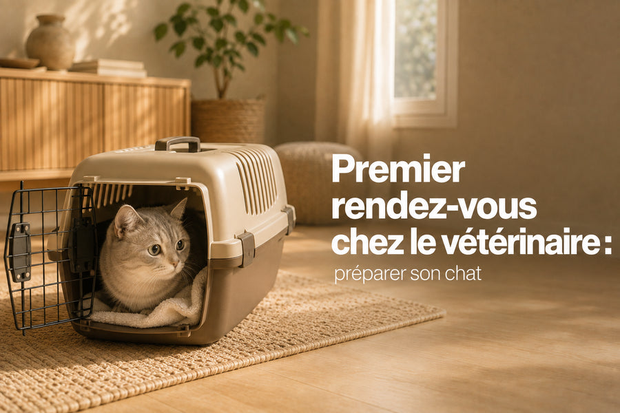 Premier rendez-vous chez le vétérinaire : préparer son chat