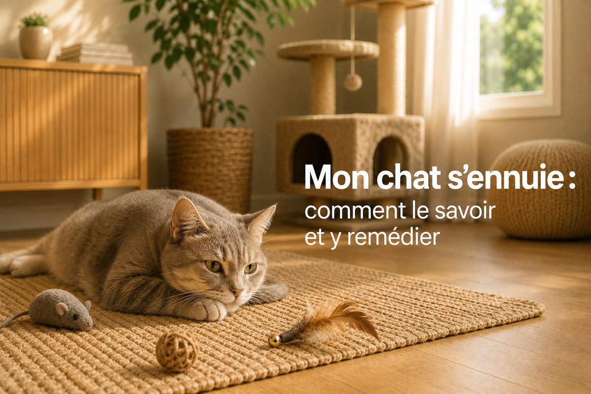 Mon chat s'ennuie : comment le savoir et y remédier