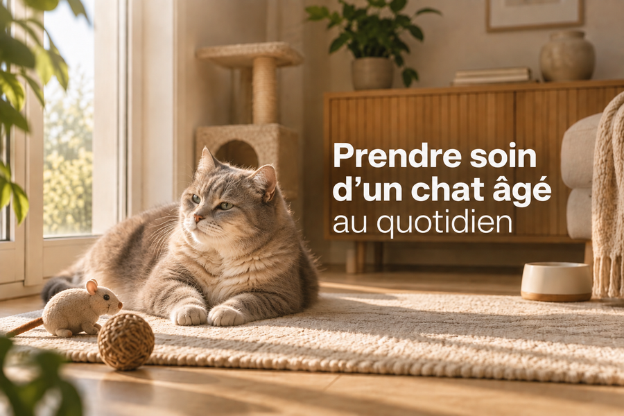 Prendre soin d'un chat âgé au quotidien