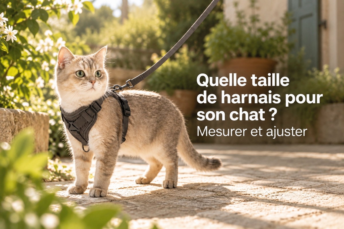 Quelle taille de harnais pour son chat ? Mesurer et ajuster