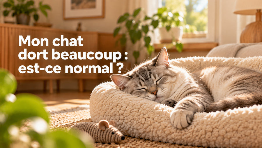 Mon chat dort beaucoup : est-ce normal ?