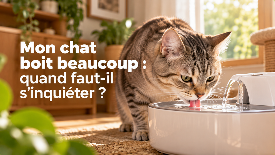 Mon chat boit beaucoup : quand faut-il s'inquiéter ?