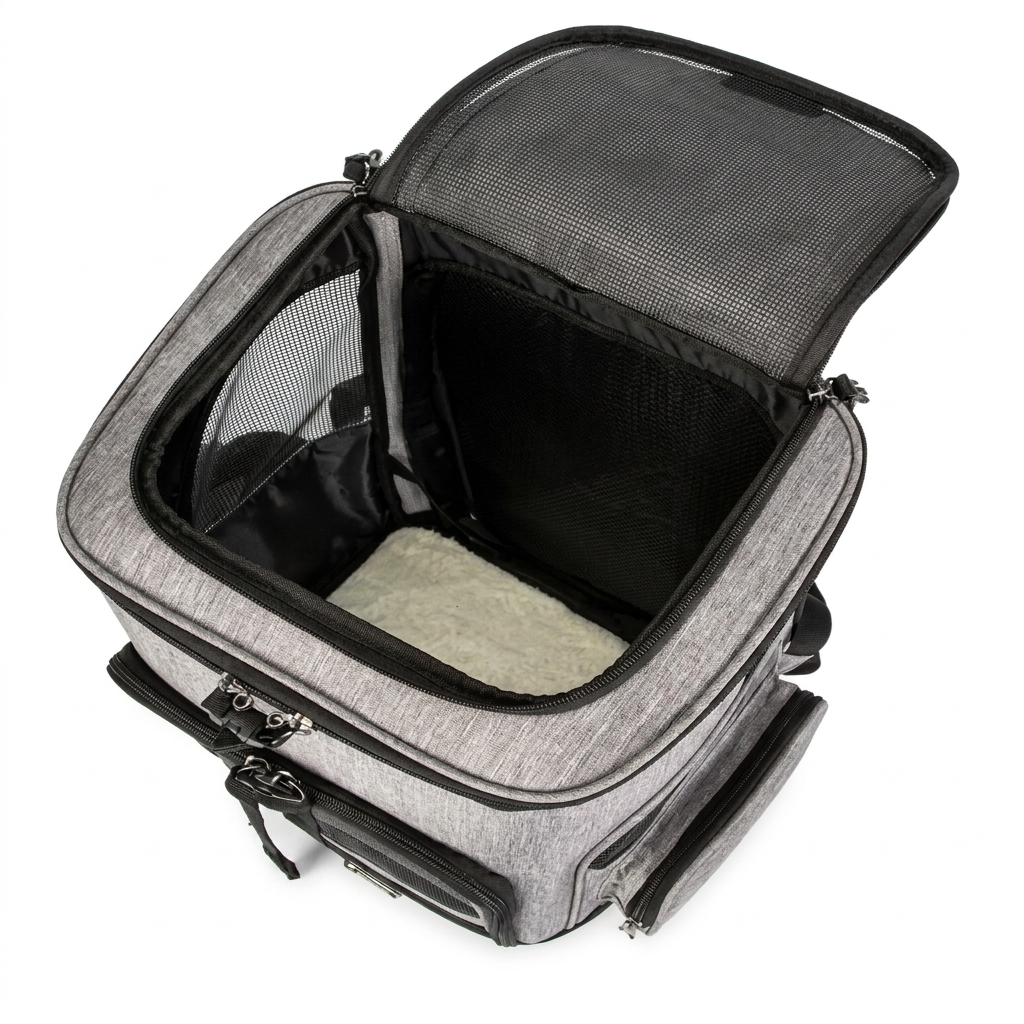 Sac à Dos Extensible pour Chat — Ventilé, Sécurisé, Grande Capacité
