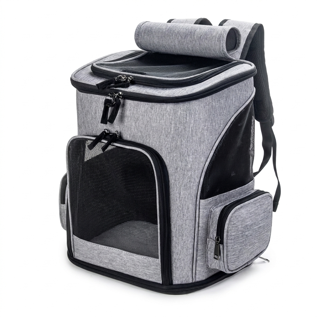 Sac à Dos Extensible pour Chat — Ventilé, Sécurisé, Grande Capacité