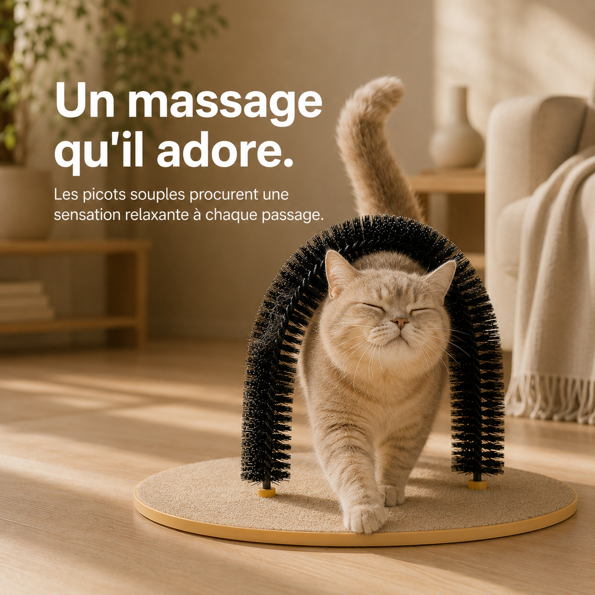 Arche de Toilettage et Massage pour Chat