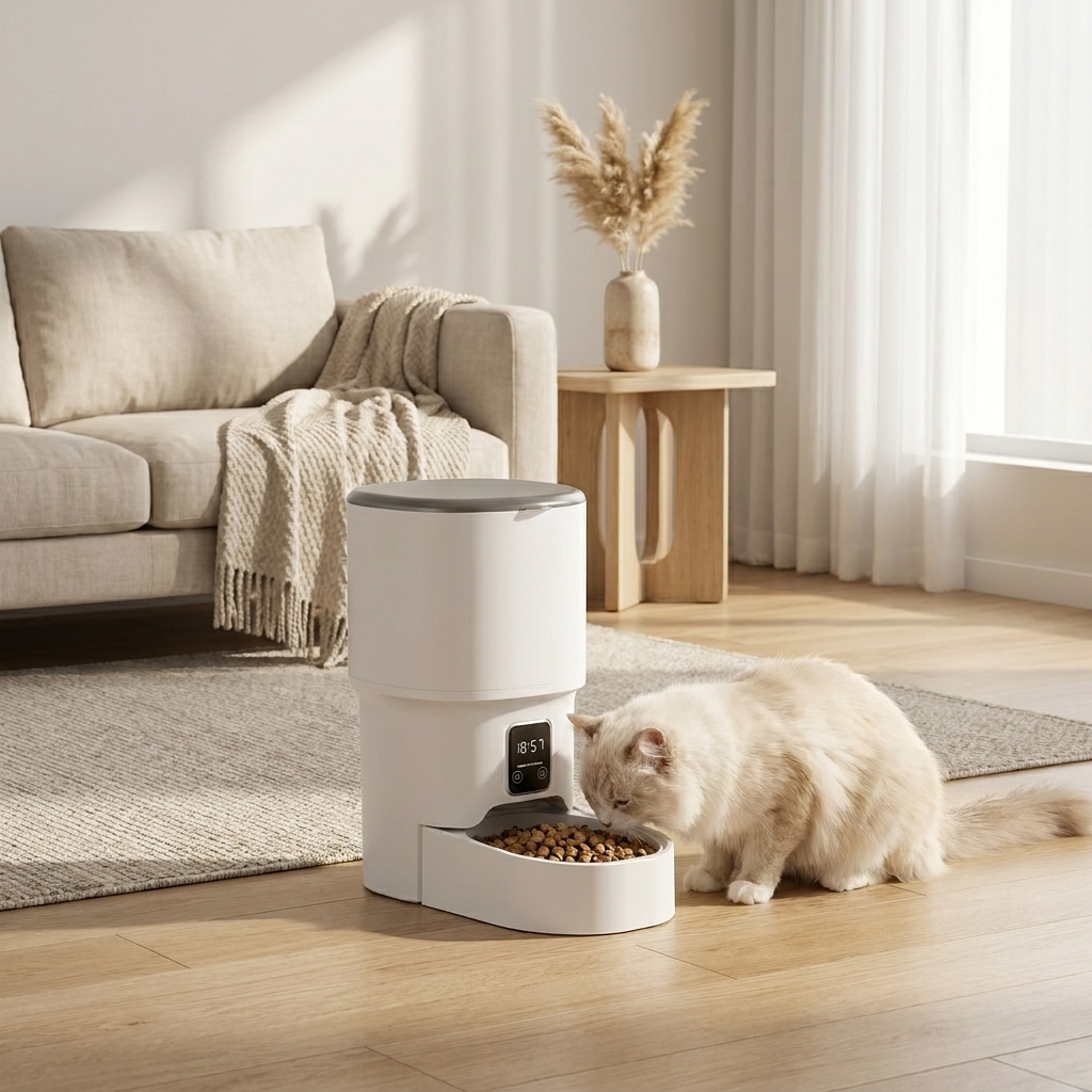 Distributeur Automatique de Croquettes pour Chat 4L