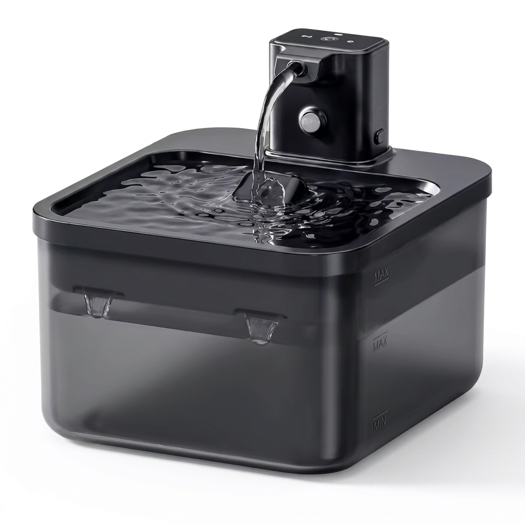 Fontaine à Eau Premium pour Chat — Inox, Grande Capacité, Sans fil