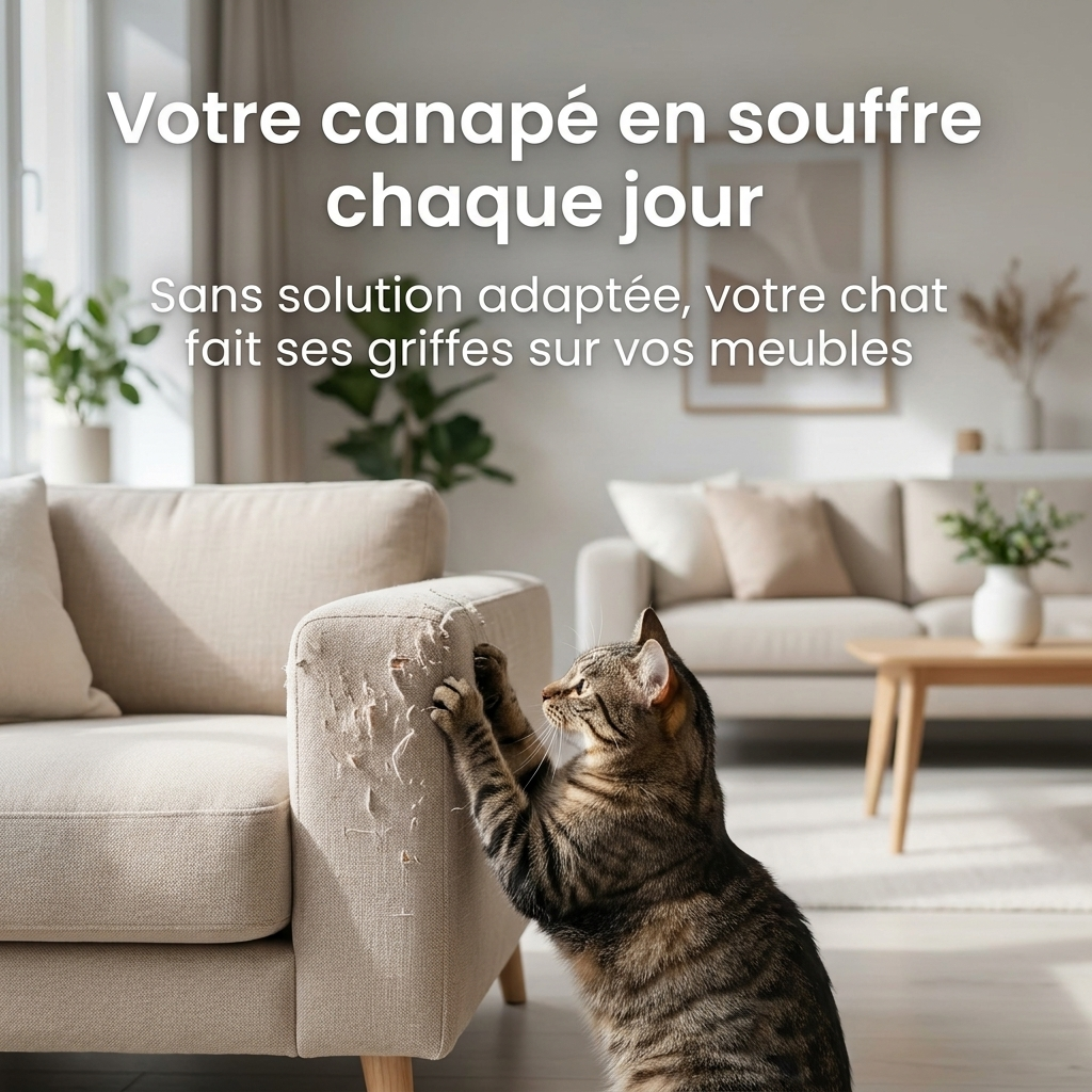 Griffoir Donut pour Chat — Carton Naturel