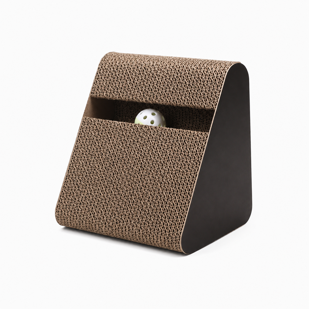 Griffoir Triangle pour Chat — Carton Naturel